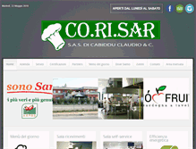 Tablet Screenshot of corisar.com